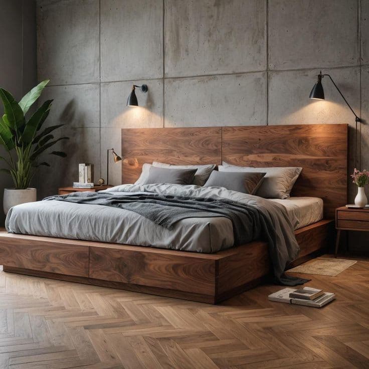 Stylish Minimalist Bed with Modern Design for Elegant Bedrooms — image 2
